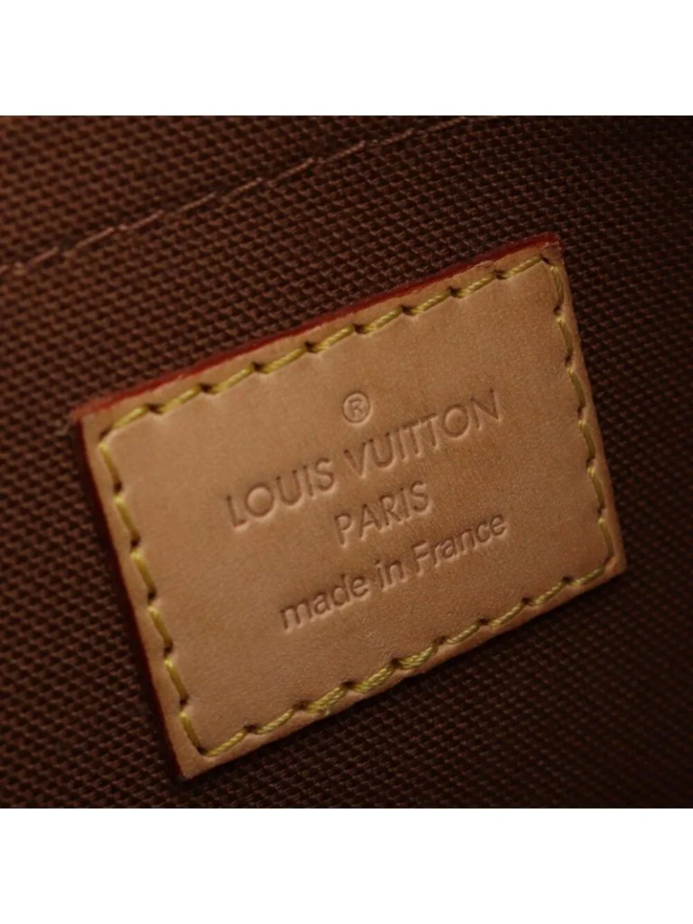 Louis Vuitton Shoulder Bag Thames PM Canvas Leather